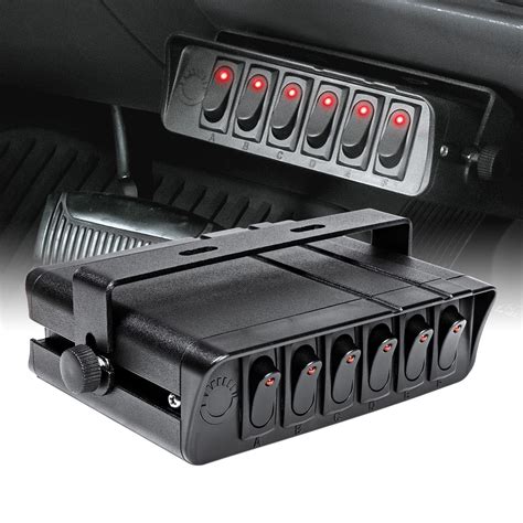 rocker switch junction box|12v rocker switch panel 6.